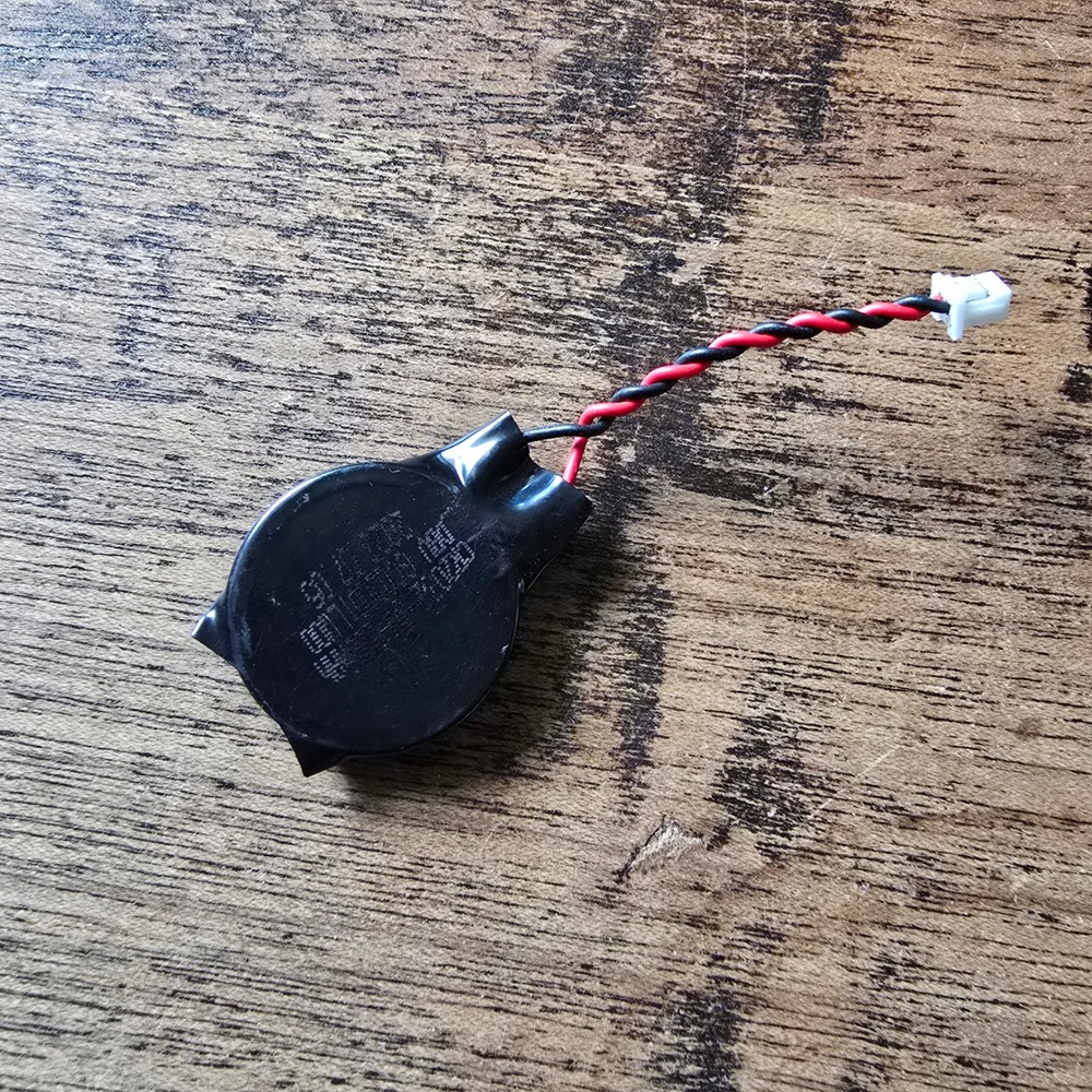 CR2032‎ 3V CMOS BIOS Backup Battery 2-Pin Wire Connector Laptop Motherboard USED